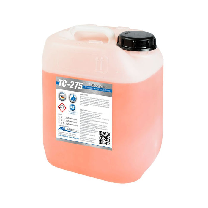 TC-275 WELD CLEANING & ELECTROPOLISHING FLUID - 5LTR